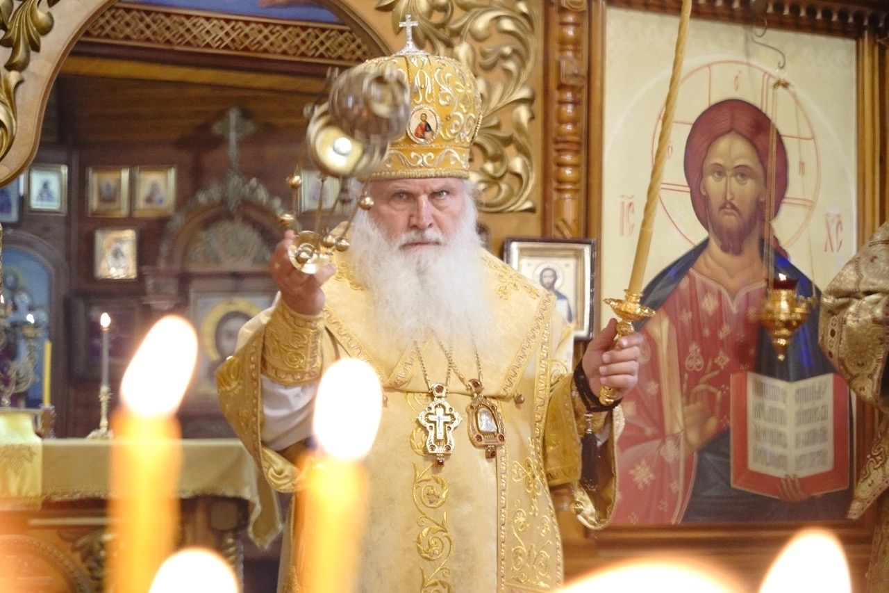 Вечернее богослужение в Покровском храме г. Южноуральска